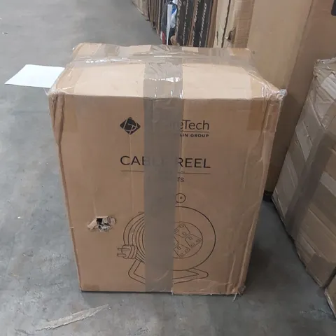 BOXED DESIRETECH 50M 4 SOCKET CABLE REEL