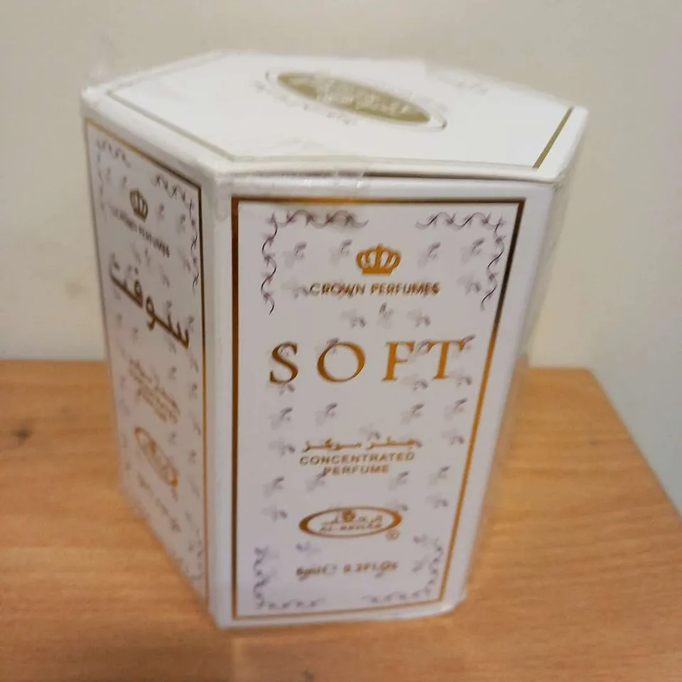 BOXED AND SEALED CROWN PERFUMES SOFT CONCENTRATED PERFUME AL-REHAB 6ML