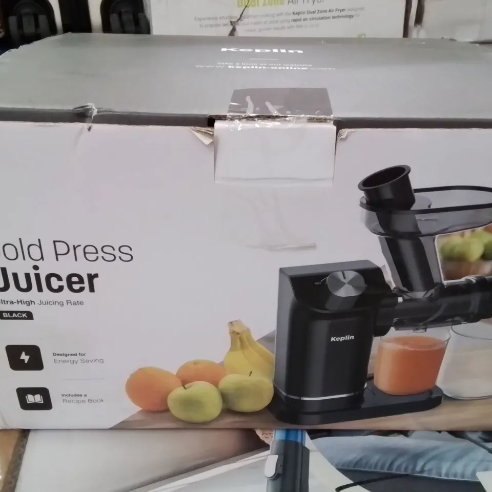 BOXED KEPLIN COLD PRESS JUICER 