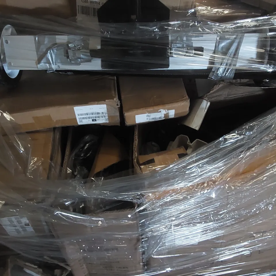 PALLET CONTAINING A LARGE ASSORTMENT OF CONSUMER PRODUCTS INCLUDING: LI-ION TOOL BATTERIES, DOG HARNESSES ECT