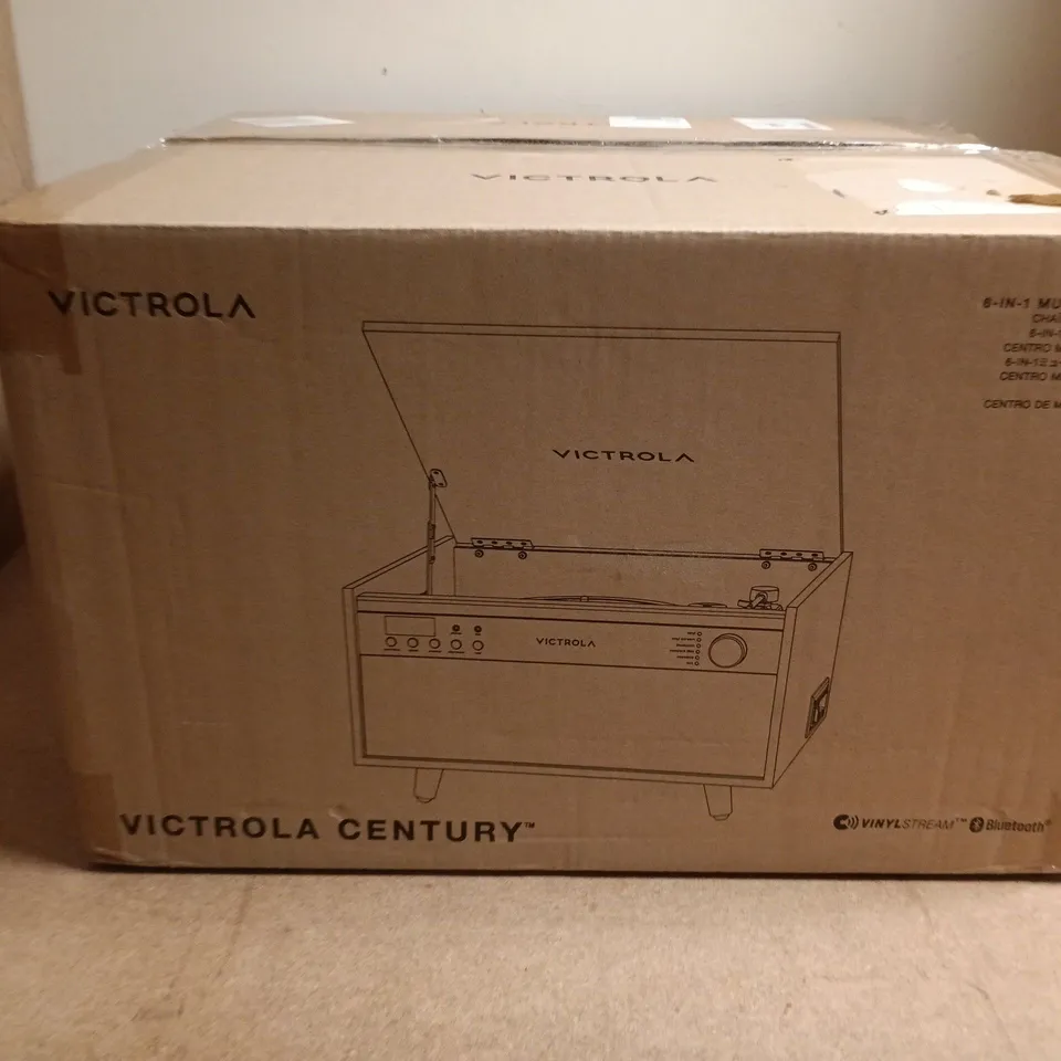 VICTROLA CENTURY BLUETOOTH RECORD PLAYER – BOXED