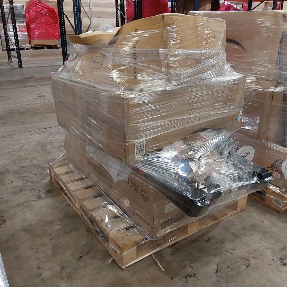 NERO PRO ELECTRIC TREADMILL, UREVO HOME FOLDING TREADMILL, JLL T350 DIGITAL FOLDING TREADMILL, WARMLITE CHESTER FIREPLACE SUITE AND MURRAY IQ18LBVK CORDLESS LEAFBLOWER - UNPROCESSED RAW RETURNS