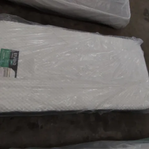 QUALITY BAGGED  ROLLED FLAT TOP SINGLE STUDIO ECO MATTRESS 