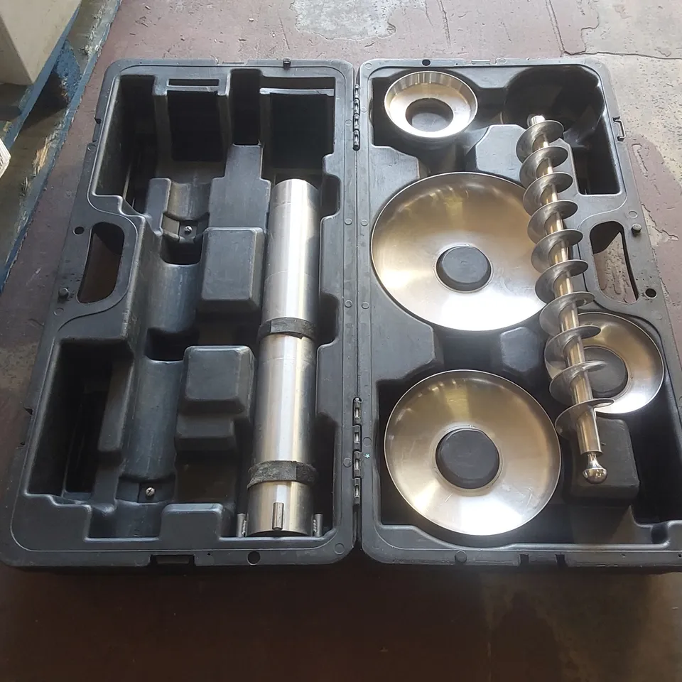 SEPHRA CHOCOLATE FOUNTAIN PARTS IN CARRY CASE - INCOMPLETE 