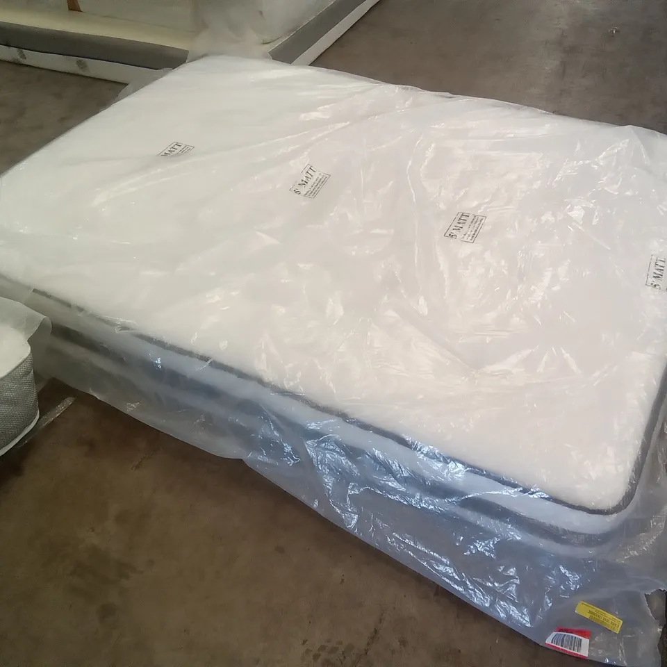 QUALITY BAGGED 5' GEL-OCEAN BLUE LATEX POCKET SPRUNG MATTRESS 