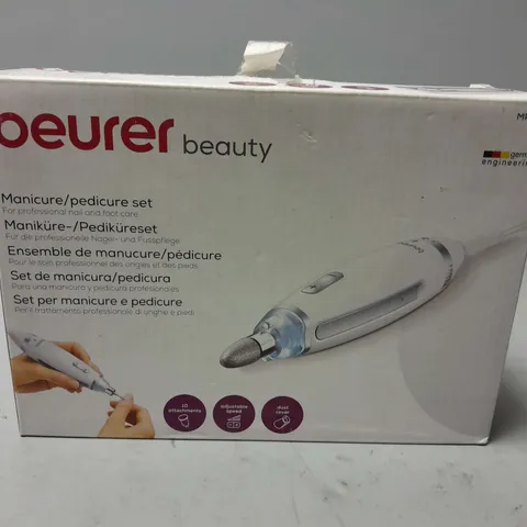 BOXED BEURER BEAUTY MP62 MANICURE/PEDICURE SET
