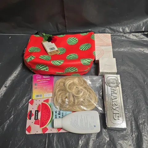 APPROXIMATELY 20 ASSORTED COSMETICS ITEMS TO INCLUDE - COSMETIC , HAIR REMOVAL SUIT , ETC 