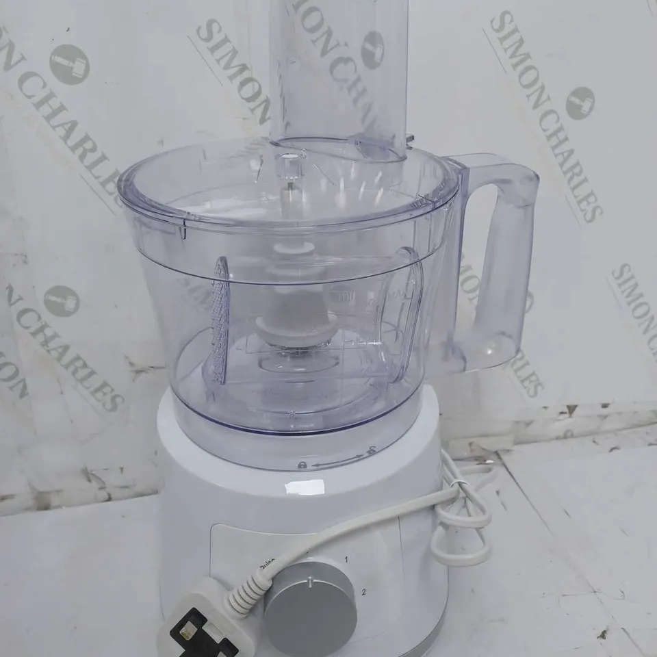 BOXED COOKWORKS WHITE FOOD PROCESSOR