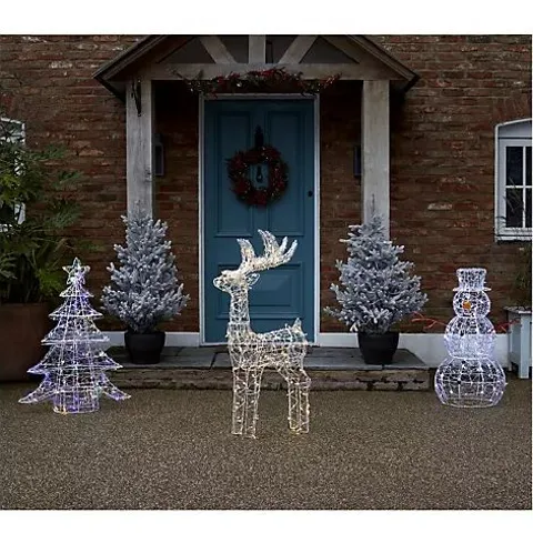 FESTIVE OUTDOOR AND INDOOR PRE-LIT LED LARGE DECORATION WITH TIMER