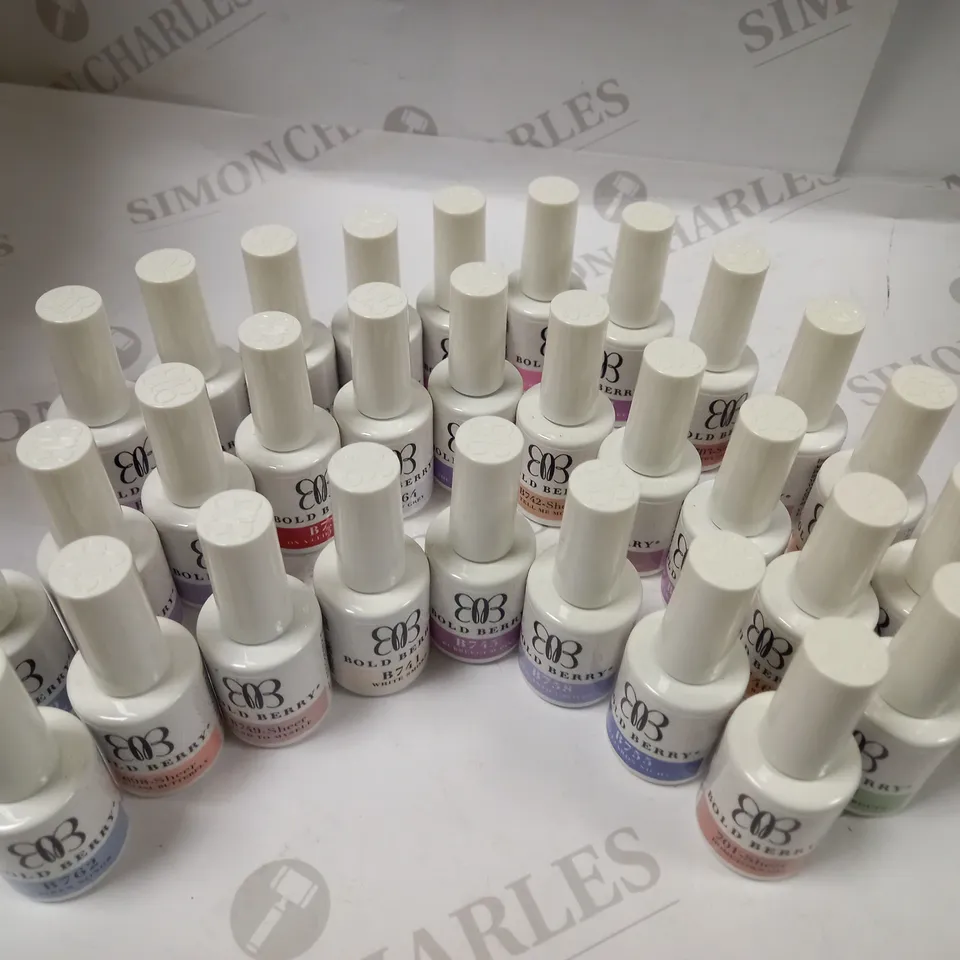 BOLD BERRY GEL POLISH BUMPER COLOUR ASSORTMENT 