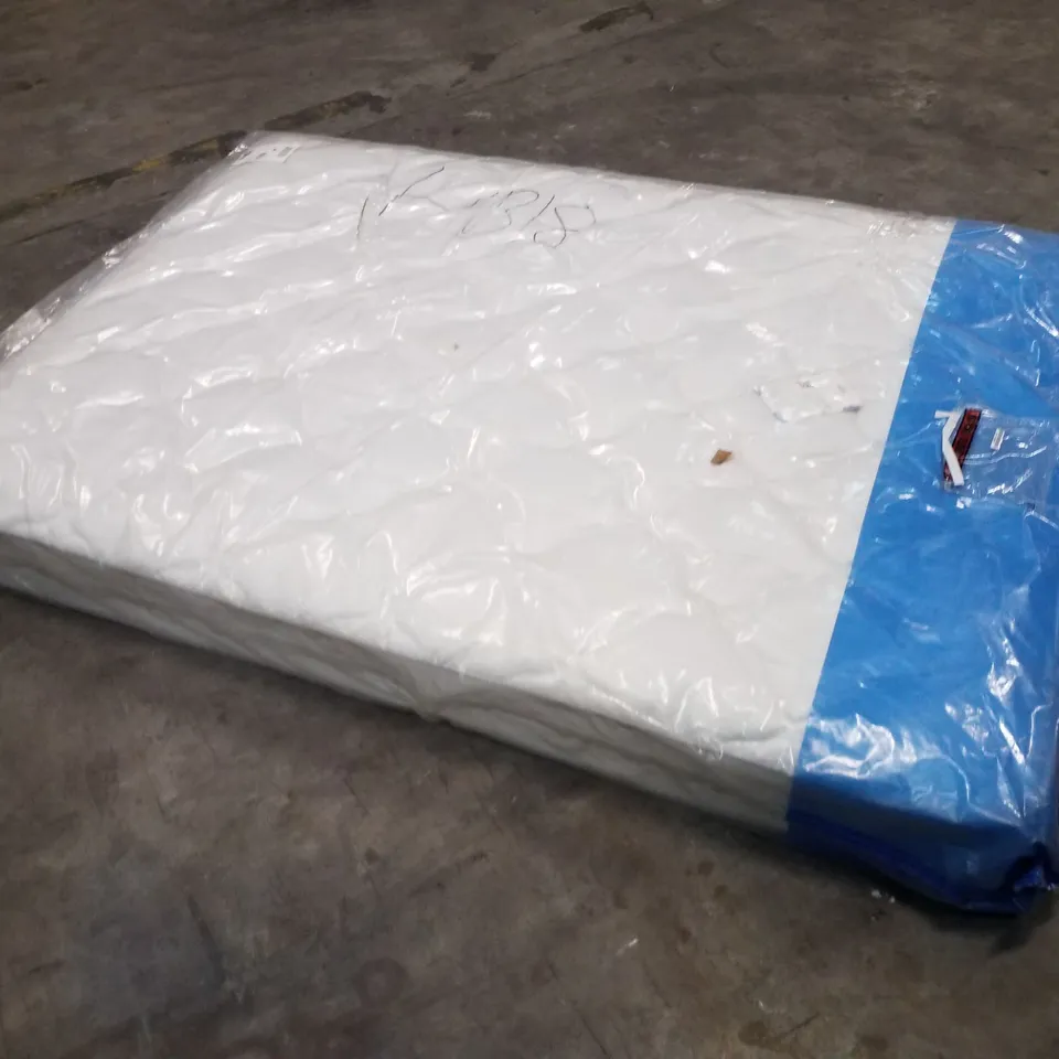 BAGGED DESIGNER DOUBLE 135CM AIRSPRUNG LUXURY QUILTED MEDIUM MATTRESS RRP £229
