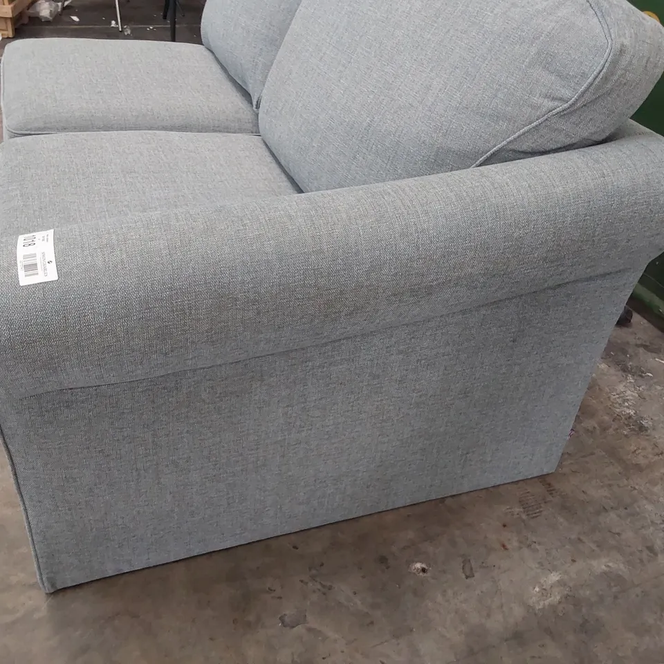 TWO SEATER SECTION DUCK EGG BLUE FABRIC