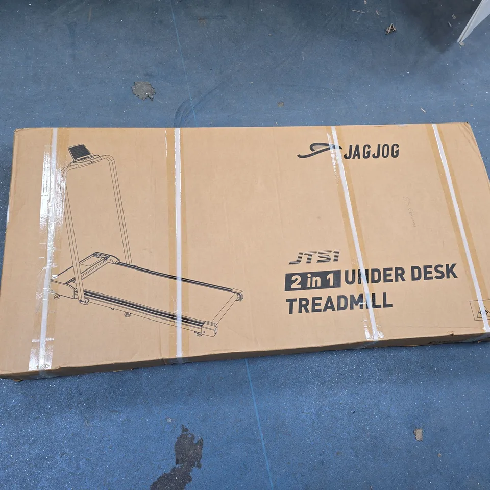 BOXED JAGJOG JTS1 2IN1 UNDER DESK TREADMLL - COLLECTION ONLY
