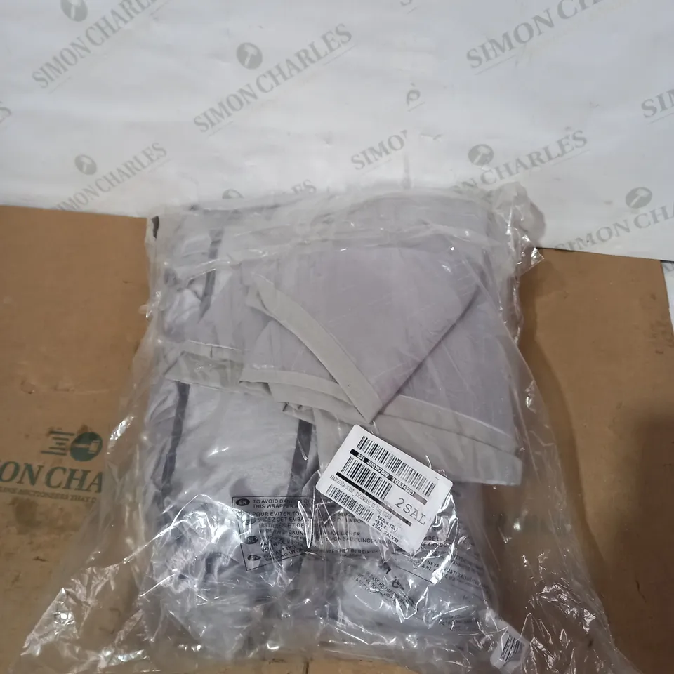 FRANCHESCA KING DUVET COVER SET KING - SILVER RRP £65