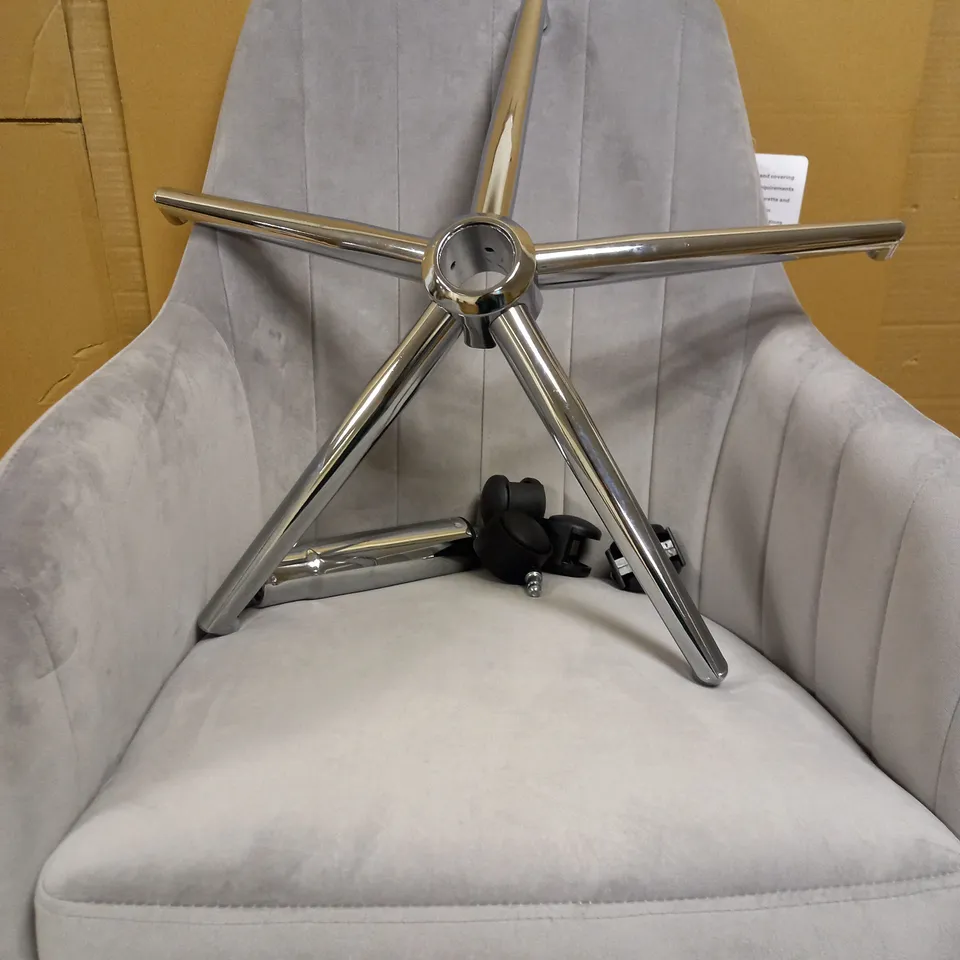 MOLBY FABRIC OFFICE CHAIR - GREY RRP £149