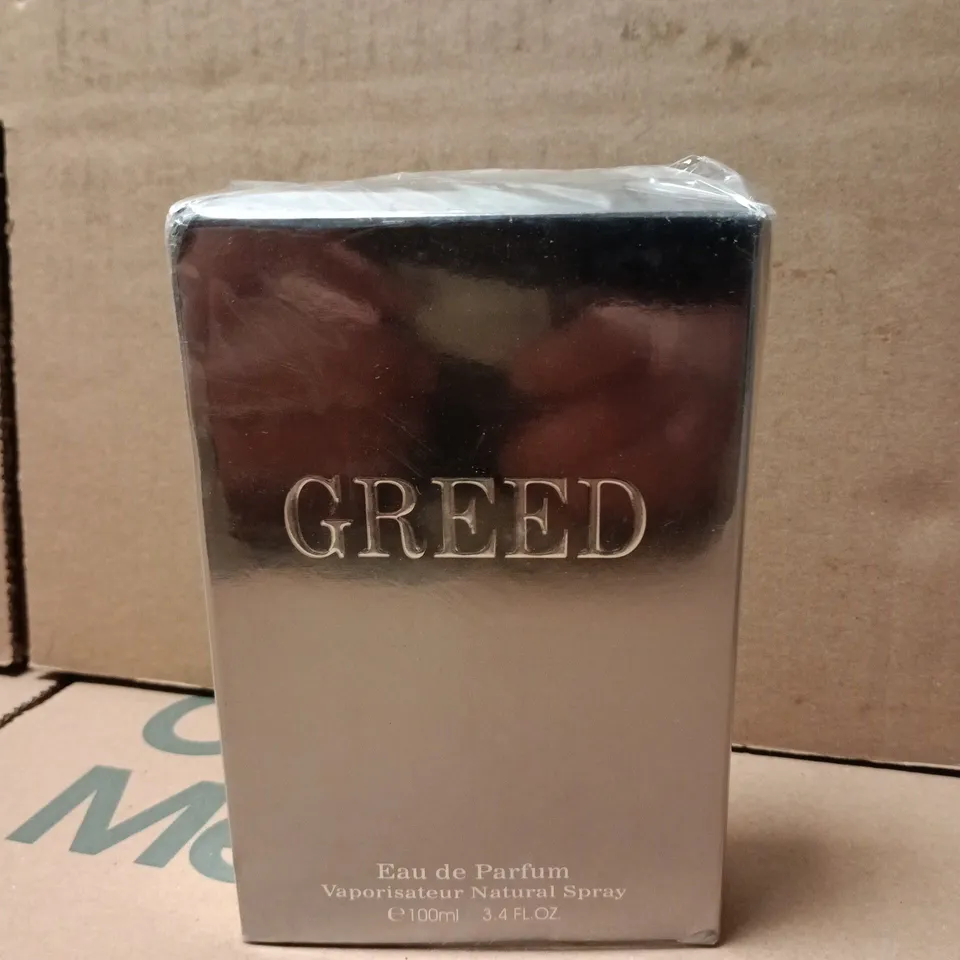 BOXED AND SEALED GREED EAU DE PARFUM 100ML