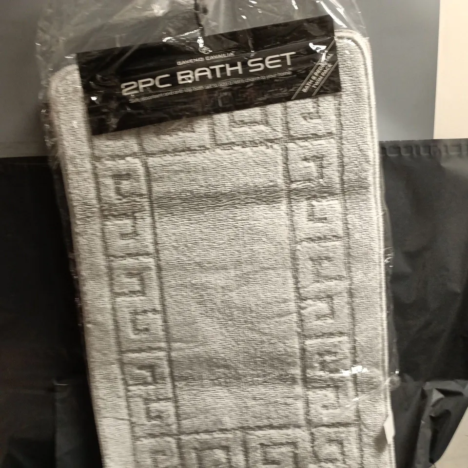 2PC GREY BATH SET – BATH MATS (2 PIECES)