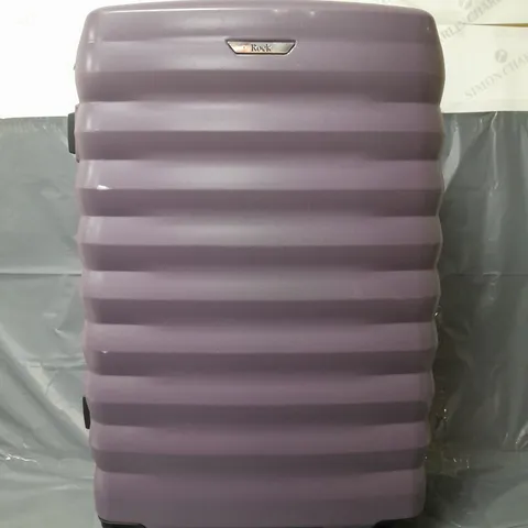 ROCK LUGGAGE BERLIN 8 WHEEL HARDSHELL LARGE SUITCASE - PURPLE