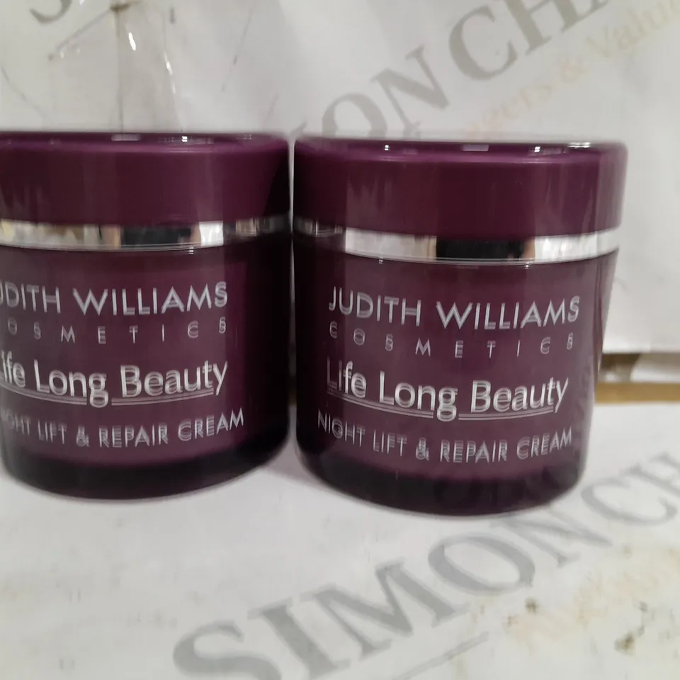 JUDITH WILLIAMS LIFE LONG BEAUTY NIGHT LIFT AND REPAIR CREAM 80ML