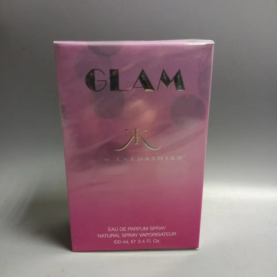 NEW AND SEALED KIM KARDASHIAN GLAM EAU DE PARFUM SPRAY 100ML