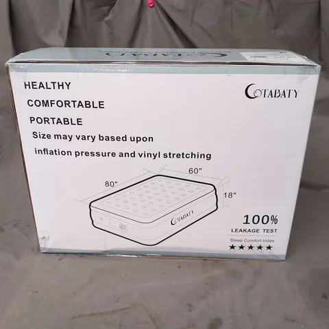 BOXED COTABATY QUEEN 80 X 60 X 18" AIR BED