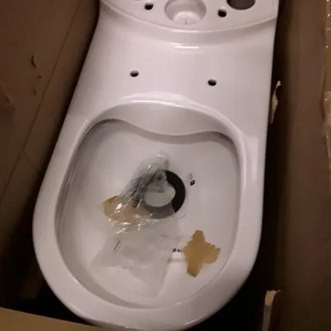 BOXED GOODHOME CAVALLY RIMLESS FULLY BACK TO WALL CLOSE COUPLED TOILET