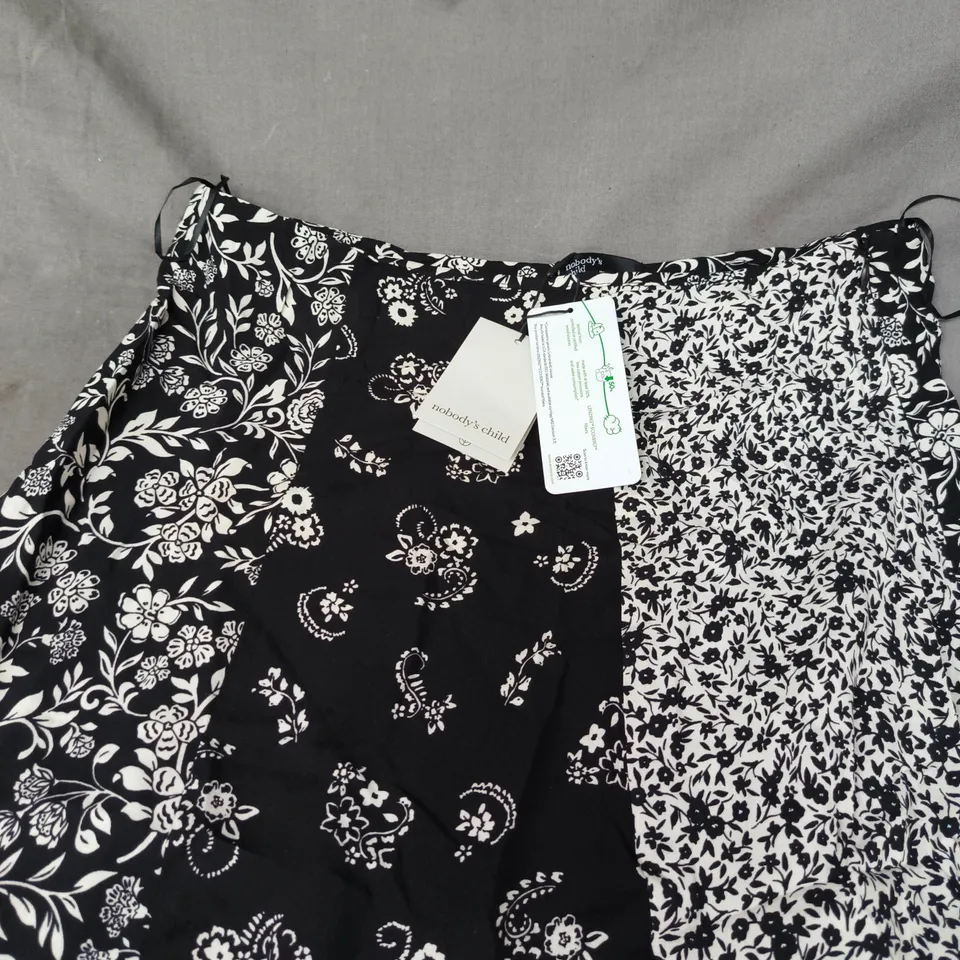 NOBODY'S CHILD PATCHWORK SKIRT – UK 12