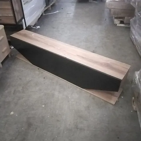 PEARL MODERN TV STAND/UNIT FOR TVS UP TO 71" - BLACK/OAK