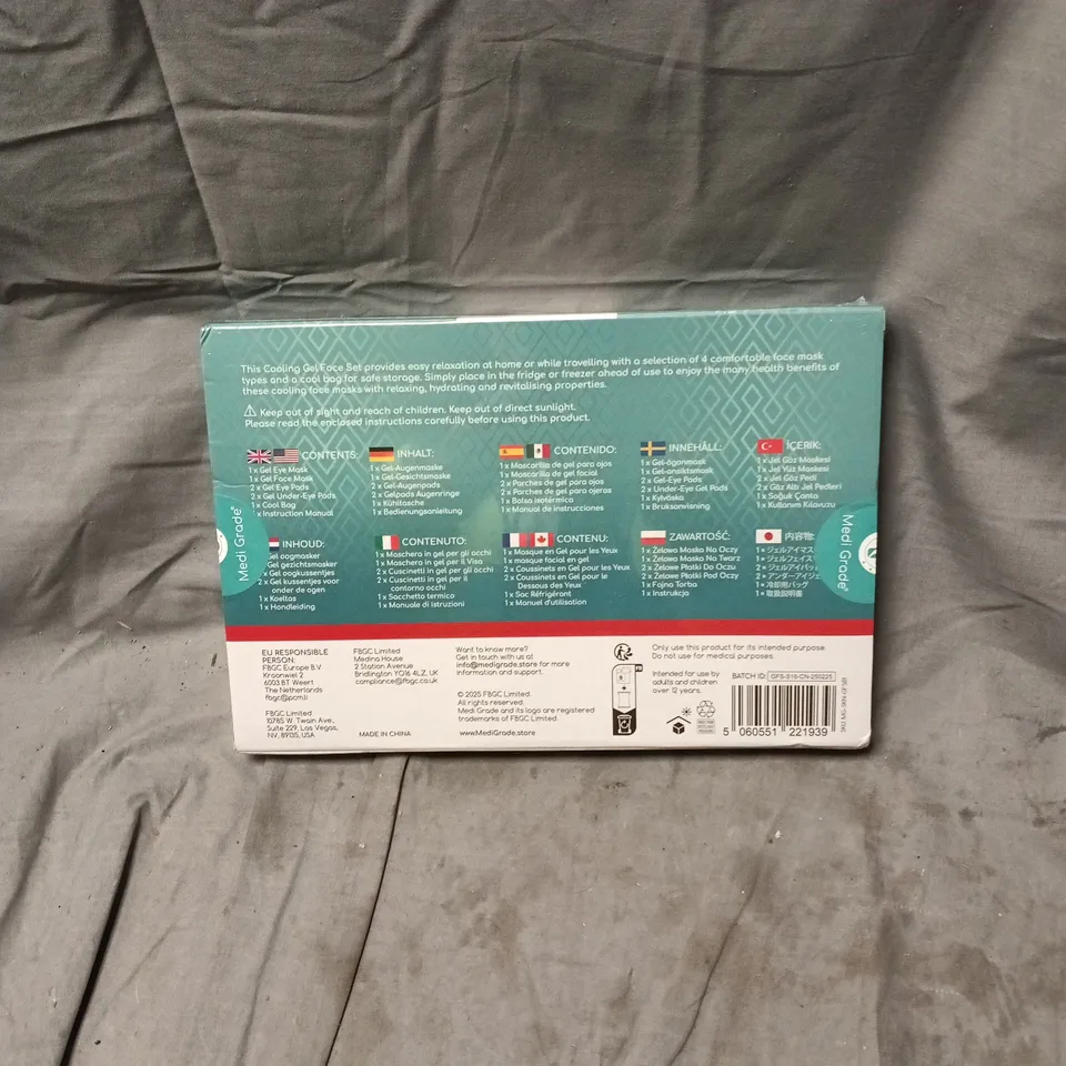 MEDI GRADE COOLING GEL FACE SET – FACE MASKS & PADS