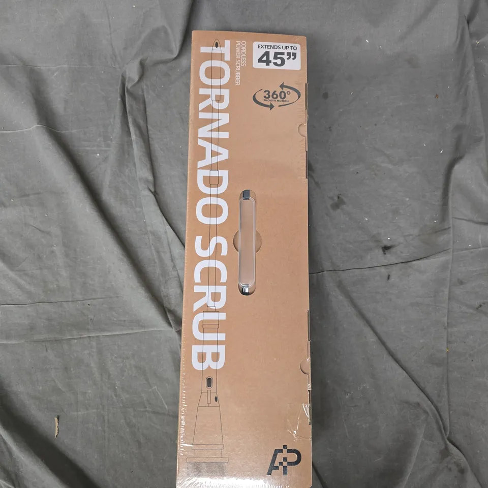 BOXED AND SEALED ACCUEILPORT TORNADO SCRUB CORDLESS POWER SCRUBBER