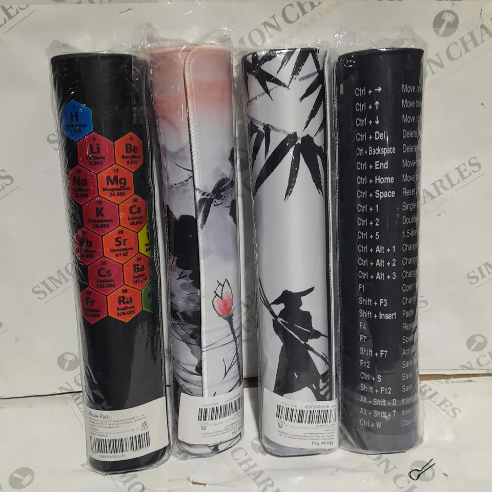 LOT OF 4 ASSORTED LARGE MOUSE MATS