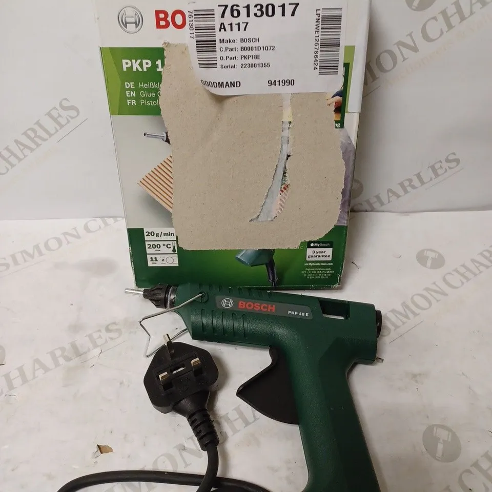 BOSCH PKP 18 E GLUE GUN