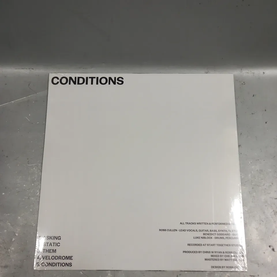 SEALED CHALK CONDITIONS VINYL 