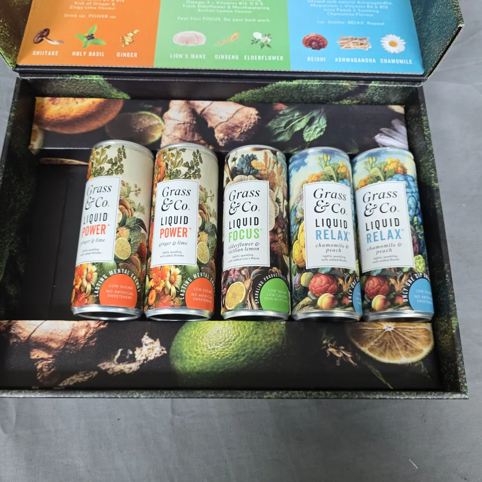 GRASS & CO NOOTROPIC DRINKS - 5 X 250ML