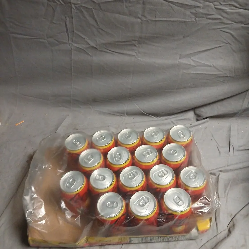 PACK OF APPROXIMATELY 17 COCA COLA LEMON CANS - 330ML 