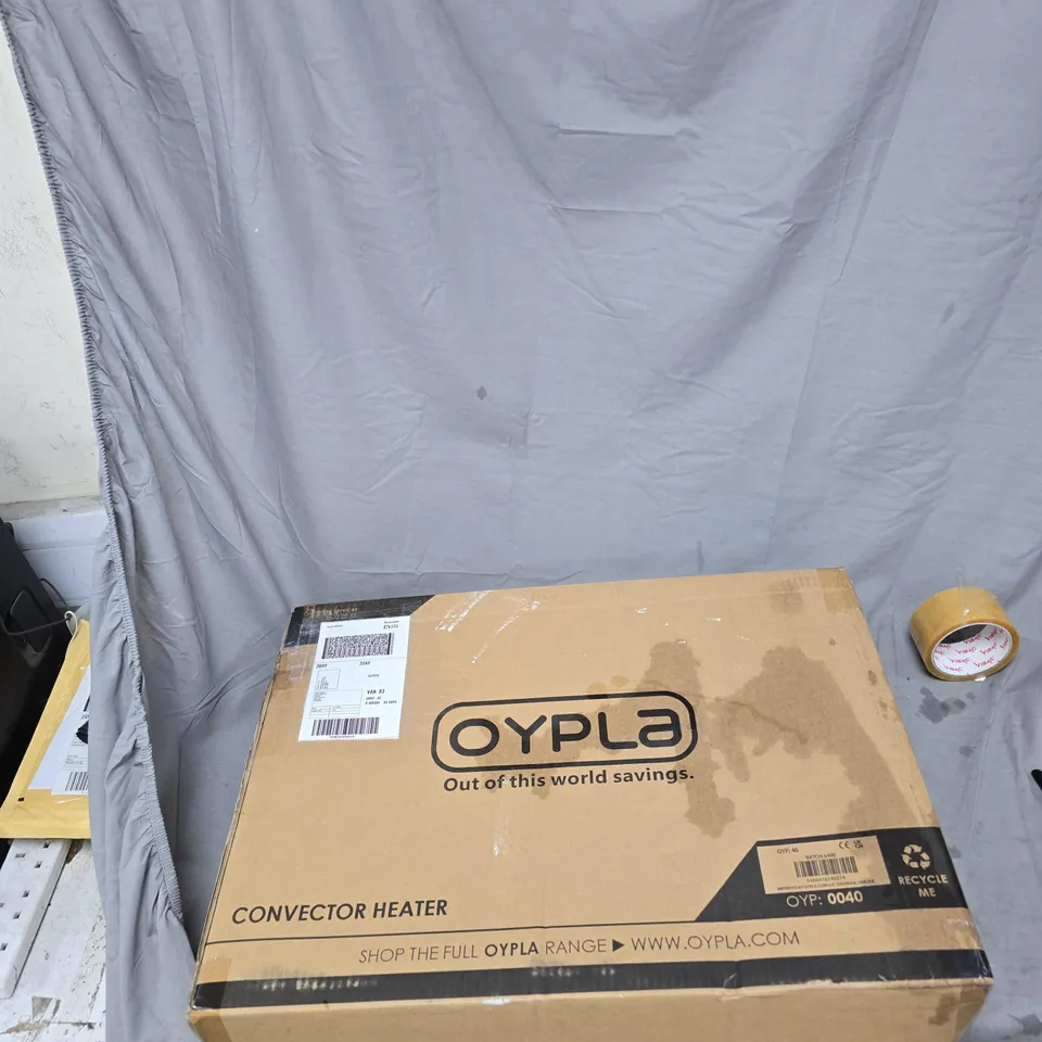 OYPLA ELECTRICAL 2KW FREE STANDING CONVECTOR HEATER BOXED