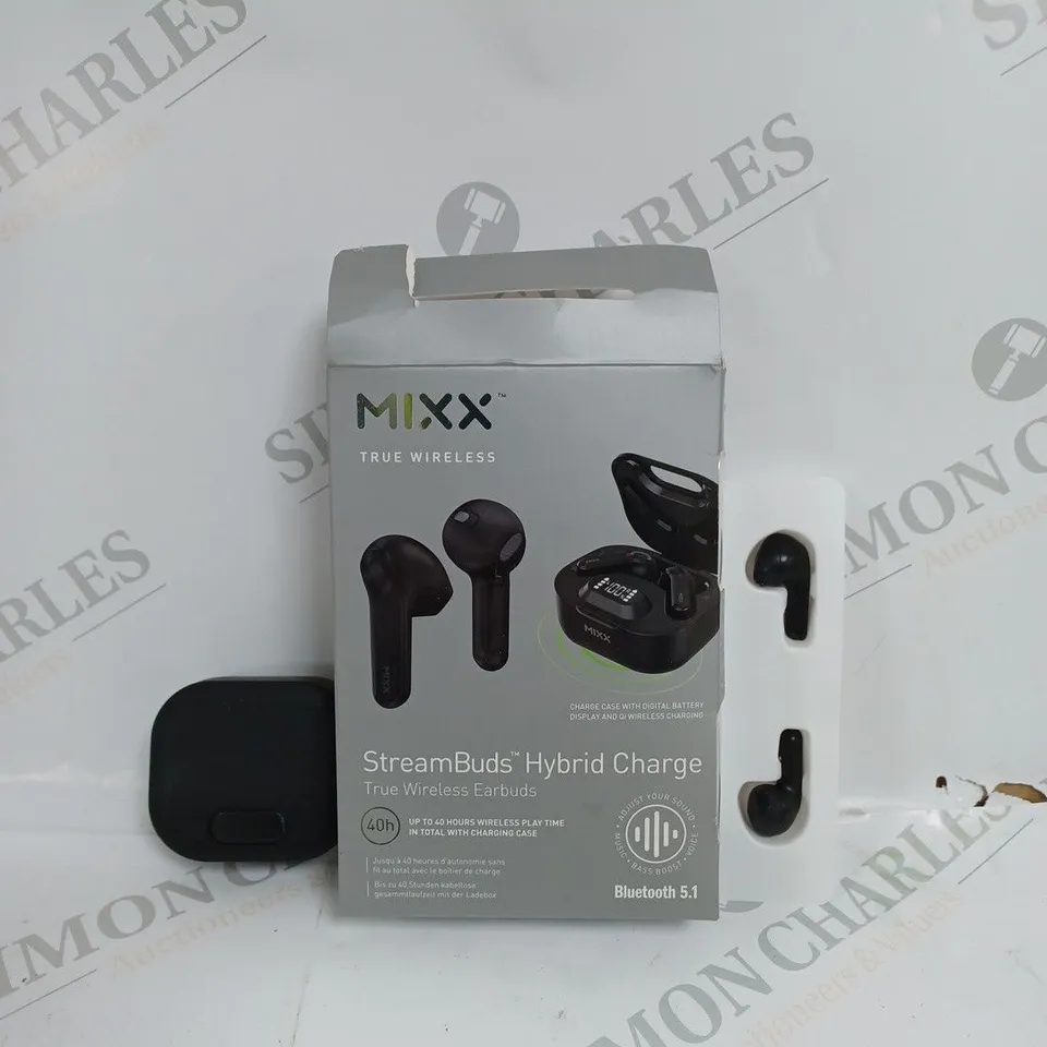 BOXED MIXX STREAMBUDS HYBRID CHARGE TRUE WIRELESS EARBUDS