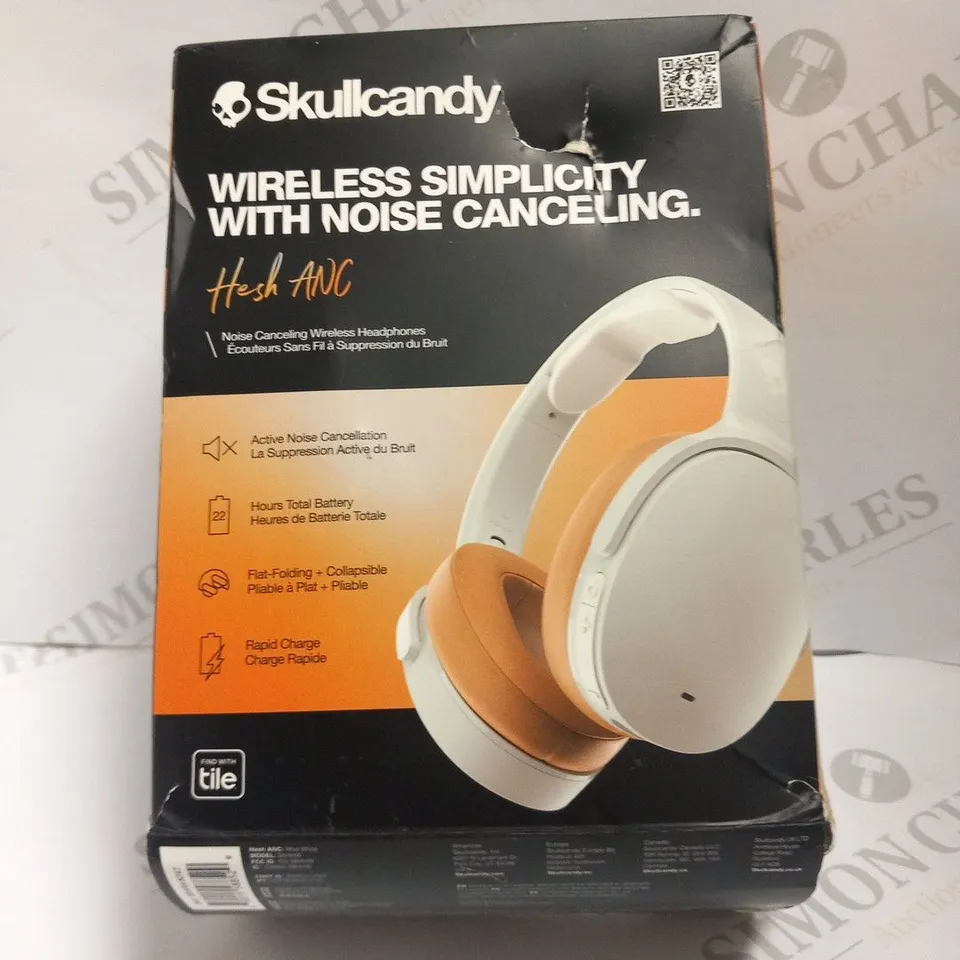 BOXED SKULLCANDY WIRELESS HESH ANC NOISE CANCELLING WIRELESS HEADPHONES