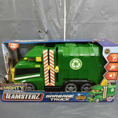 TEAMSTERZ LIGHT & SOUND GARBAGE TRUCK 