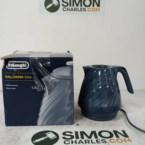 DELONGHI BALLERINA SETA KETTLE - BLUE