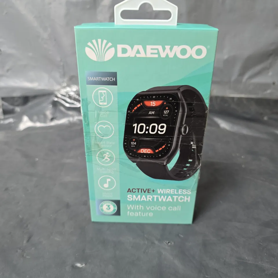DAEWOO ACTIVE + SMARTWATCH WITH VOICE CALL AND HEART RATE FUNCTION