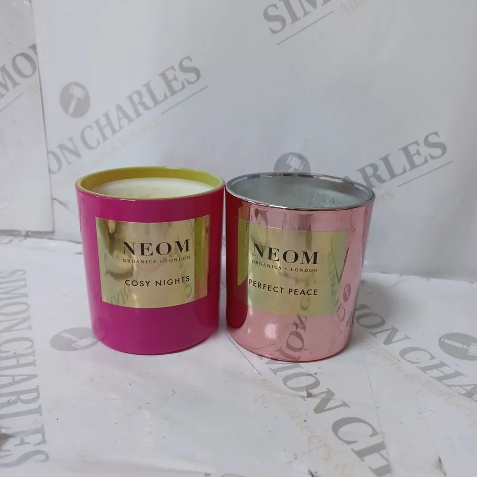 BOX OF 2 NEOM THE WINTER WELLBEING WONDERS CANDLE DUO 