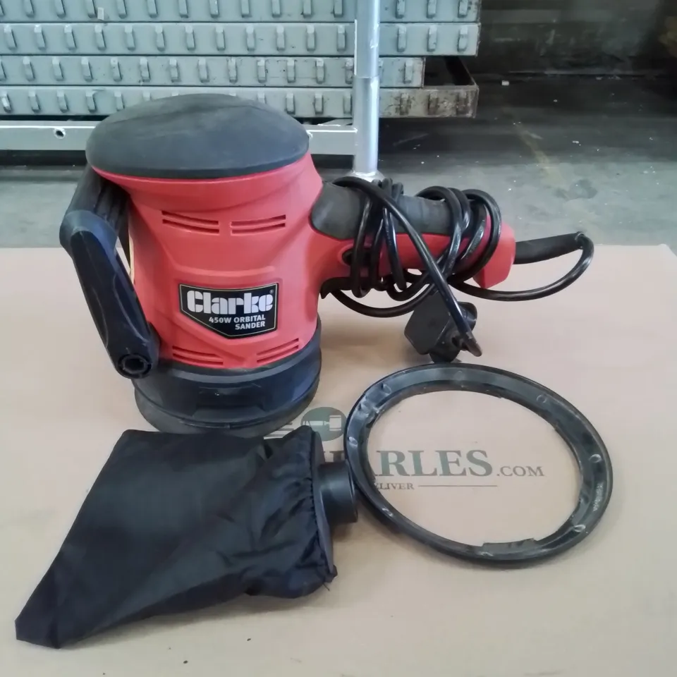 CLARKE 5" ORBITAL SANDER