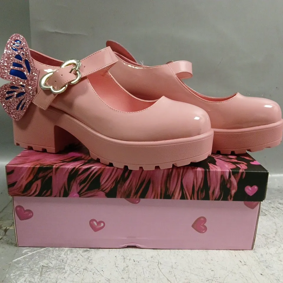 BOXED PAIR OF KOI TIRA PINK MARY JANES GOOD FAIRY EDITION SIZE UK 10