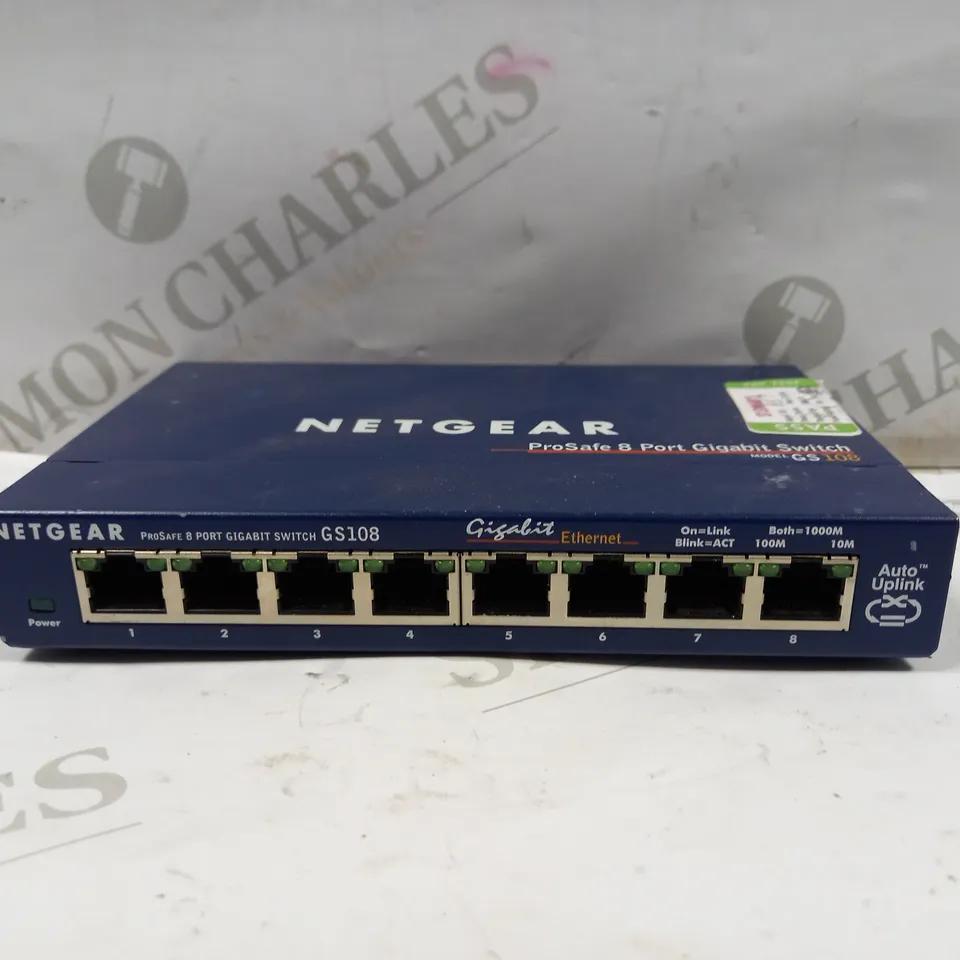 NETGEAR PROSAFE 8 PORT GIGABIT SWITCH GS108