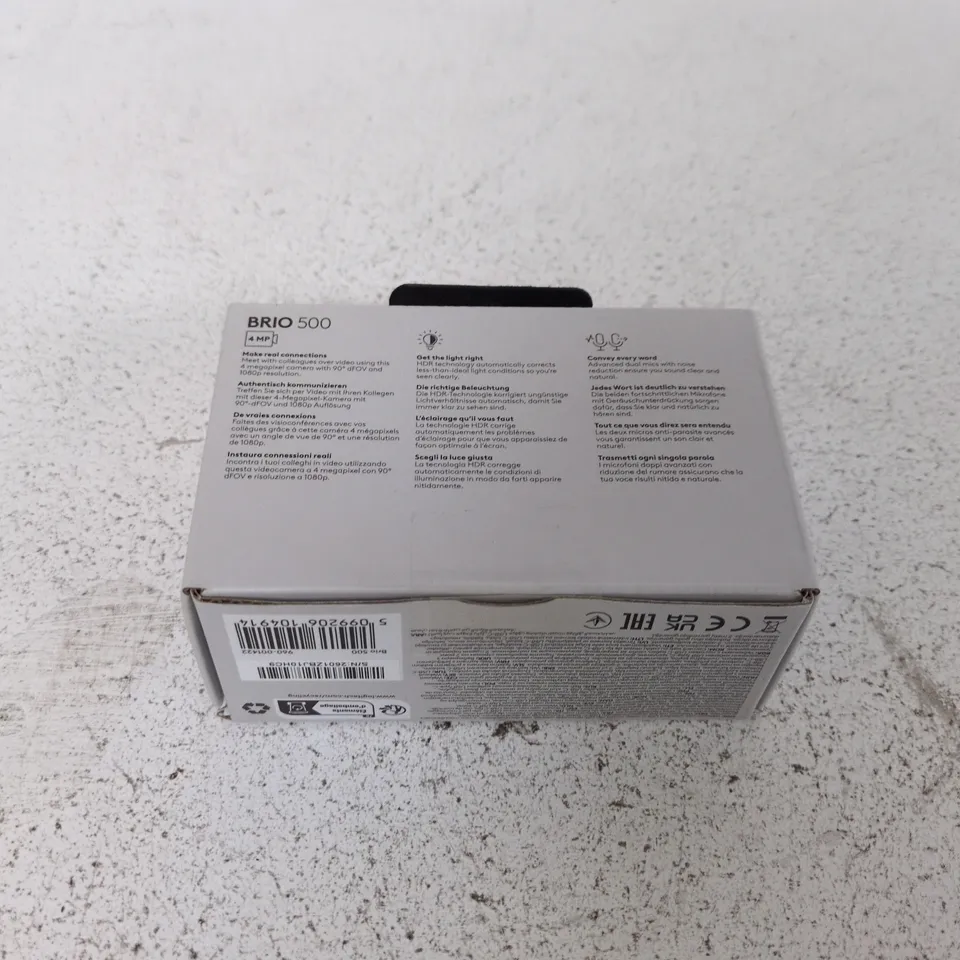 SEALED LOGITECH BRIO 500 FULL HD WEBCAM
