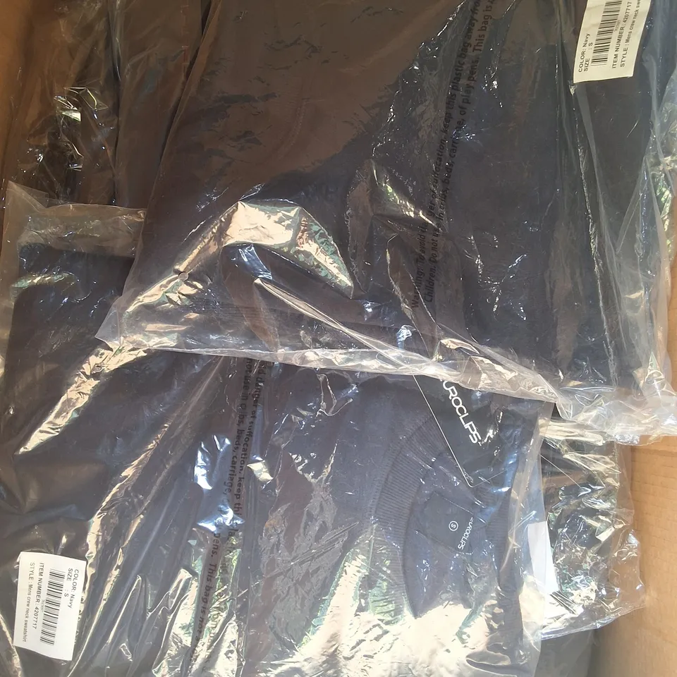 APPROXIMATELY 20 EUROCLIP MENS SWEATSHIRTS IN NAVY - SMALL