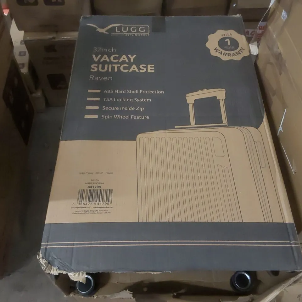 BOXED LUGG TRAVEL SUITCASE