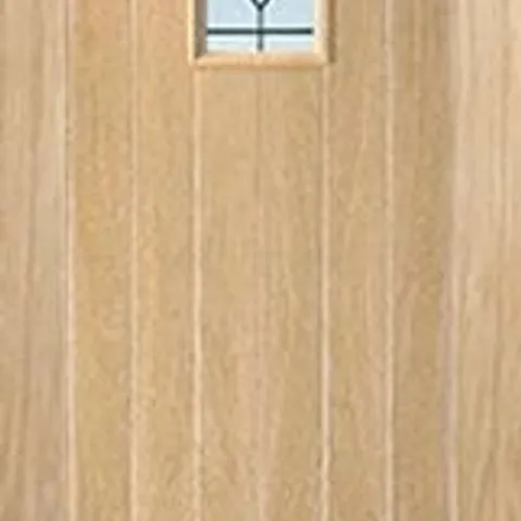 BOXED COTTAGE SUFFOLK 1L GLAZED OAK EXTERNAL DOOR