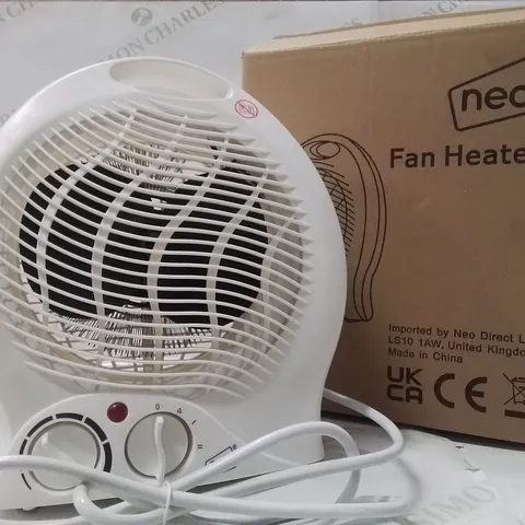 BOXED NEO FAN HEATER IN WHITE